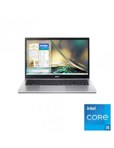 Acer Aspire 3 A315-59-58XR Slim Intel core i5-1235U-8GB-SSD 512GB-Intel Iris-15.6 FHD-DOS-Silver