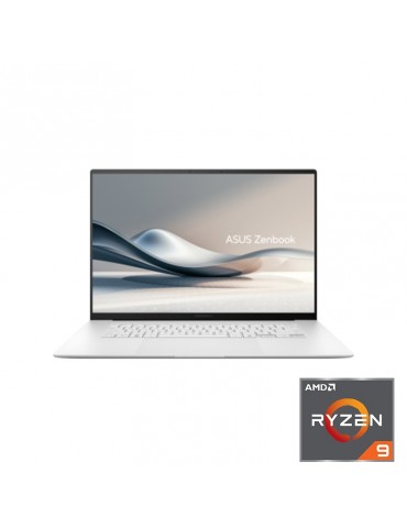 ASUS Zenbook S16 UM5606WA-RJ288W R9 AI 9 HX 370- 32GB RAM DDR5-2TB SSD-Radeon 890M Graphics-16 3K OLED 120Hz Touch-Win11-White