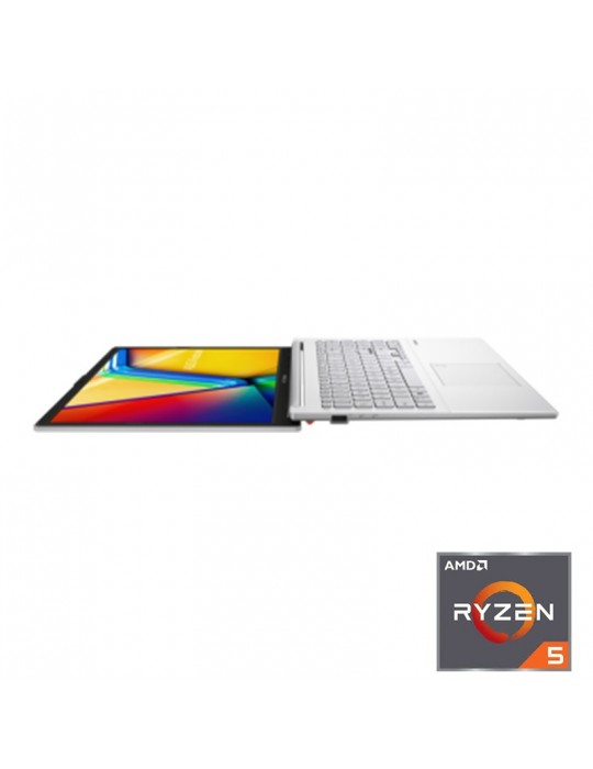  كمبيوتر محمول - Asus Vivobook E1504FA-NJ005W AMD R5 7520U-8GB Ram DDR5 on Board-SSD512 NVMe-AMD Radeon Graphics-15.6FHD-Win 11