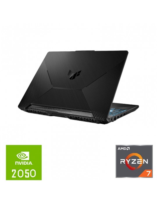  Home - ASUS TUF Gaming A15 FA506NFR-HN007W R7-743-H/8GB-SSD 512GB-RTX 2050 4GB-15.6 Inch FHD 144Hz-Win11-Graphite Black