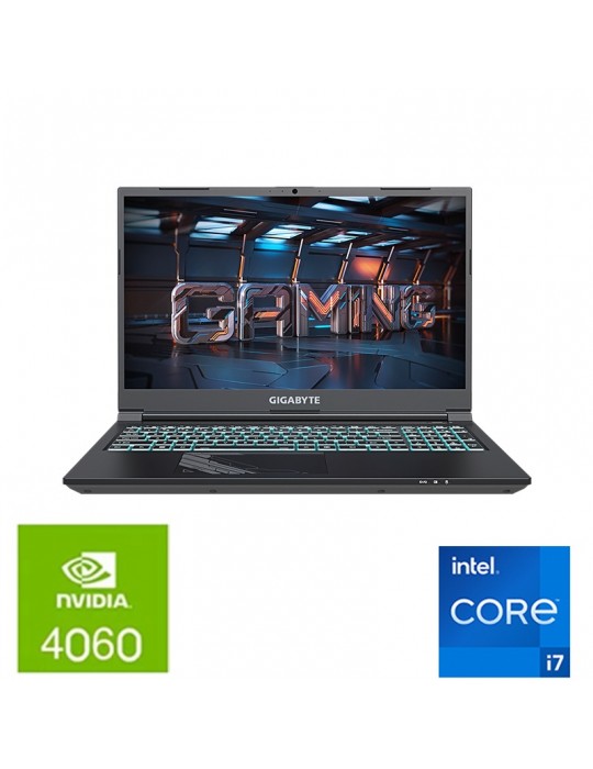  Laptop - Gigabyte G5 KF5-H3EE354KD- Intel Core i7-13620H -16GB DDR5 - SSD1TB NVME - RTX 4060 8GB-15.6 Inch IPS -144Hz -Iron Gra