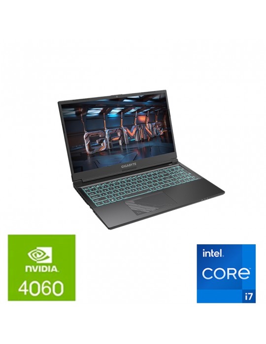  Laptop - Gigabyte G5 KF5-H3EE354KD- Intel Core i7-13620H -16GB DDR5 - SSD1TB NVME - RTX 4060 8GB-15.6 Inch IPS -144Hz -Iron Gra