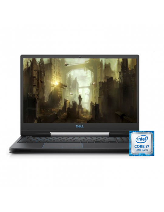 Laptop - Dell Inspiron G5-N 5590 i7-9750H-16GB-1TB-SSD 512GB-RTX2070Ti-8GB-15.6 FHD-DOS-Black