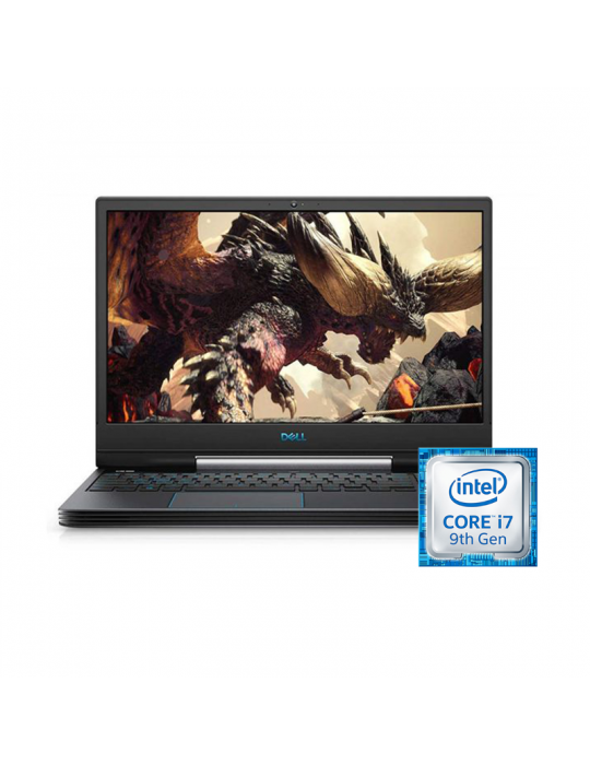  كمبيوتر محمول - Dell Inspiron G5-N 5590-Core i7-9750H-16GB-1TB-SSD 256GB-GTX1650-4GB-15.6 FHD-WIN 10-Black