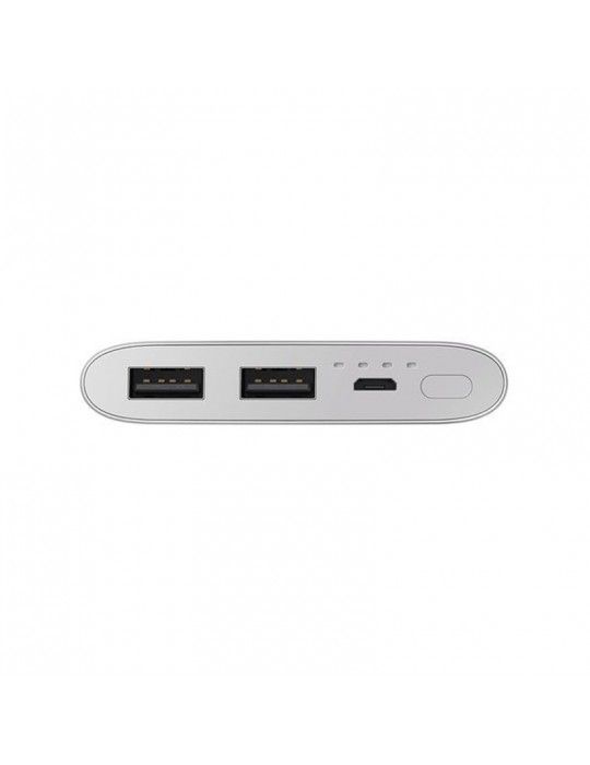  باور بانك - Samsung Dual USB Power bank-10000 MAh-Silver