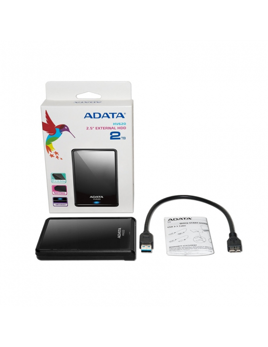  Hard Drive - External HDD Adata HV620 2TB Black