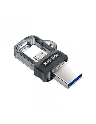 Flash Memory 32GB SanDisk-Ultra Dual Drive m3.0-OTG-Grey