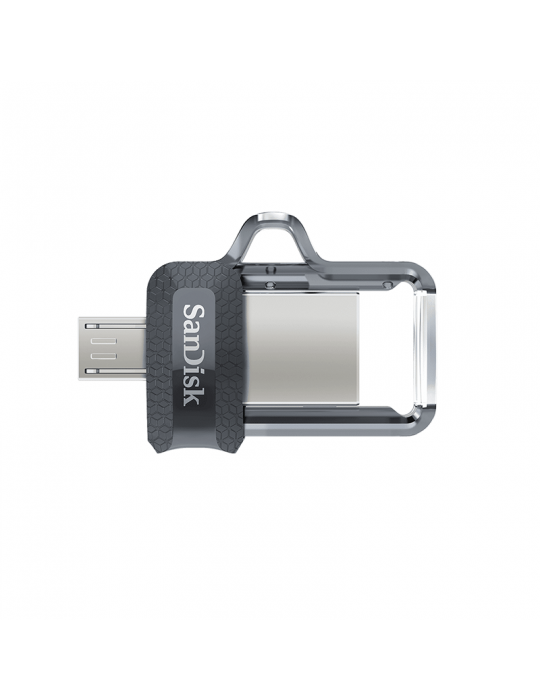  فلاش ميمورى - Flash Memory 32GB SanDisk-Ultra Dual Drive m3.0-OTG-Grey