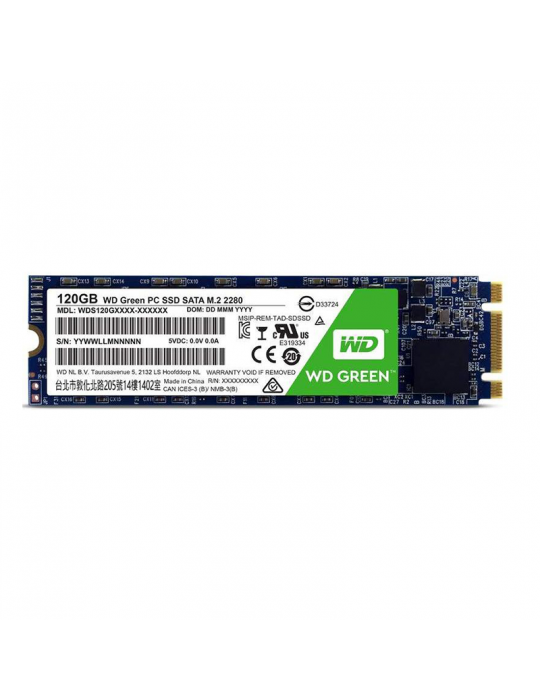  هارد ديسك - Western Digital Green 120GB SSD HDD M.2