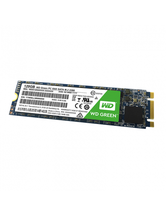  Hard Drive - Western Digital Green 120GB SSD HDD M.2