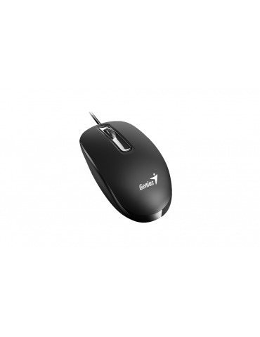Mouse Genius DX-130 Smooth Touch 3 Button USB-1000 DPI-Black-G5-With Smart Genius APP