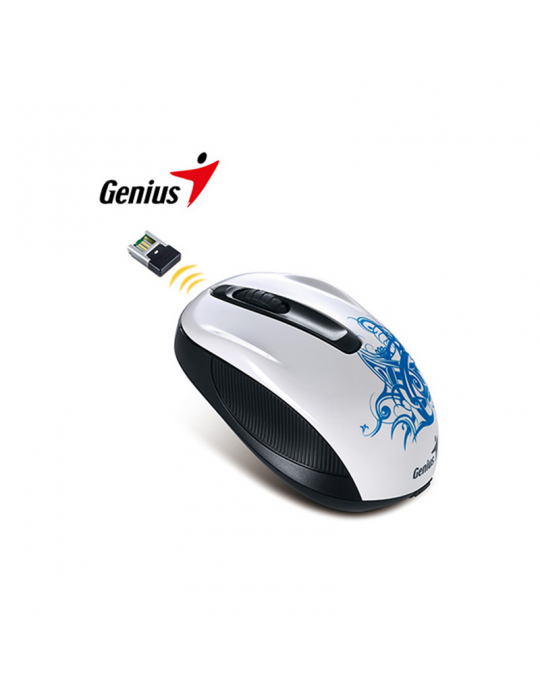  ماوس - Mouse Genius Wireless NX-6510 White Tattoo