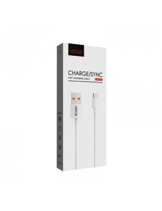  إكسسوارات الموبايل - Vidvie Data & Charging Cable iphone CB412i