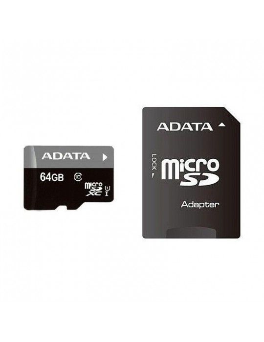  Desktop - Micro SDHC ADATA 64GB + Adapter (Class 10)