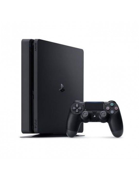  بلاي ستيشن - Sony PlayStation® 4 Slim 1TB Console +1 DUALSHOCK®4 Controller + 3 Games Mega Pack (Official Warranty)