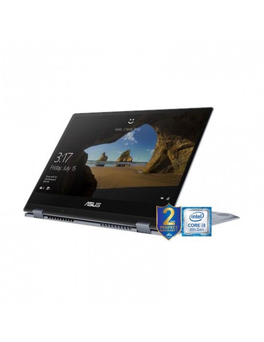 Laptop - ASUS VivoBook Flip 14 TP412FA-EC141T-I3-8145U-DDR4 4G-256G PCIE G3X2 SSD-Intel-14.0 FHD- GLARE TOUCH- -win10-1A-STAR G