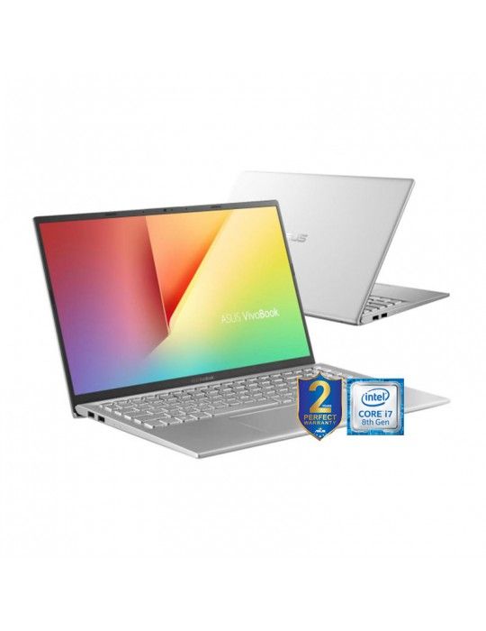  كمبيوتر محمول - ASUS Vivobook 15 X512FJ-EJ061T -i7-8565U-DDR4 8G-1TB 54R+128G SATA3 SSD-MX230-2GB-15.6 FHD-win10