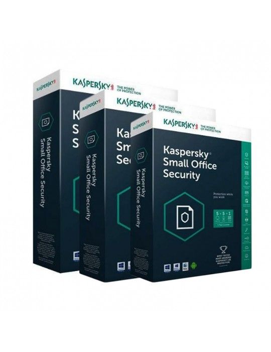  برمجيات - Kaspersky Small Office Security V5 - (One Server +10 Clients + 10 Mobiles Free)- Media & License / 1Y