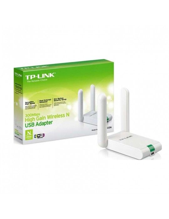  شبكات - Wireless LAN 300MBps TP-LINK USB+Antenna (822N)