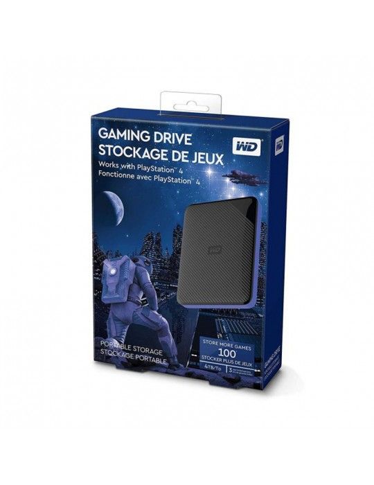  HDD - HDD External WD 4TB Gaming Drive Works with PlayStation 4