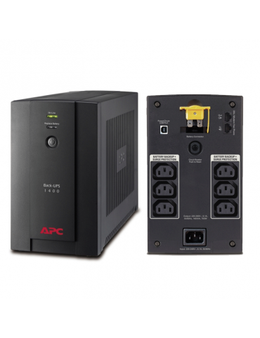 APC Back-UPS 1400VA-230V-AVR-IEC Sockets
