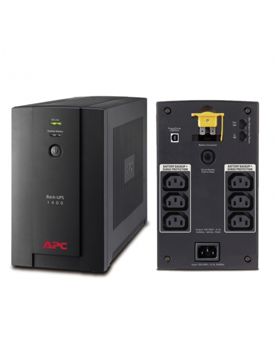  يو بى اس - APC Back-UPS 1400VA-230V-AVR-IEC Sockets