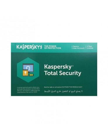 KasperSky Total Security 1 user-License only