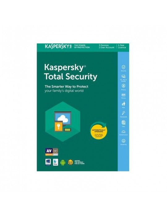  Software - KasperSky Total Security 1 user-License only