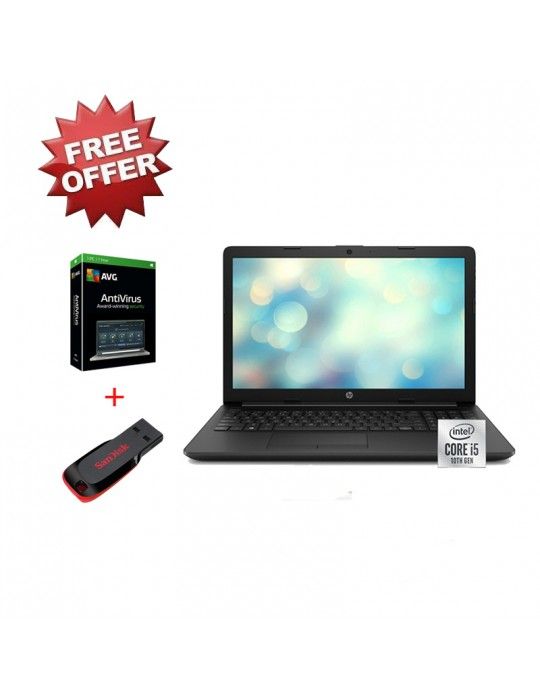  Laptop - HP 15-da2001ne i5-10210U-8GB-1TB-MX130-4GB-15.6HD-DVD-Dos-Black