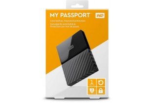  Hard Drive - HDD External WD 1 T.B Passport USB 3 (Black)