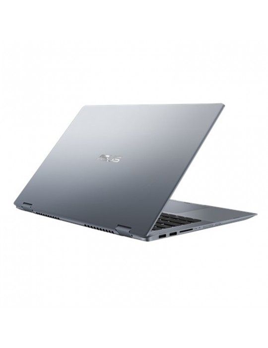  كمبيوتر محمول - ASUS VivoBook Flip 14-I7-10510U-TP412FA-EC400T-16GB-SSD 512GB-Intel Shared-14 FHD-Win10-SILVER BLUE-Stylus pen