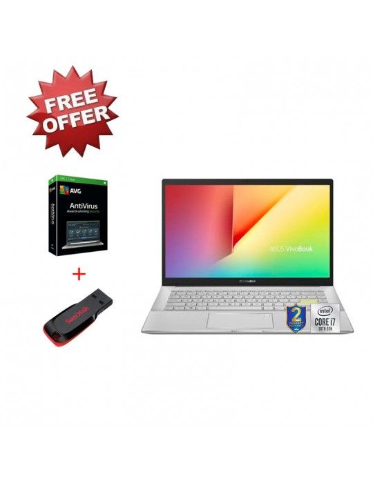  Laptop - ASUS VivoBook-S14 S433FL-EB081T I7-10510U-8GB-SSD 512GB-Nvidia MX250-2GB-14.0 FHD-Win10-White