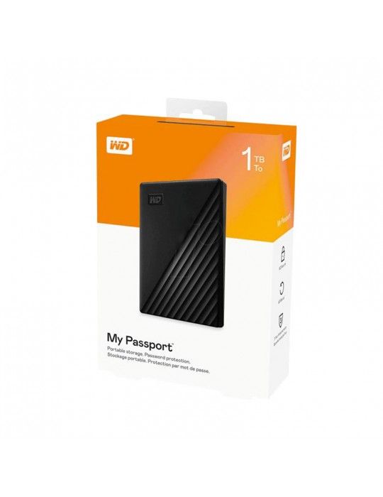  HDD - HDD External WD 1T.B Passport USB3-Black