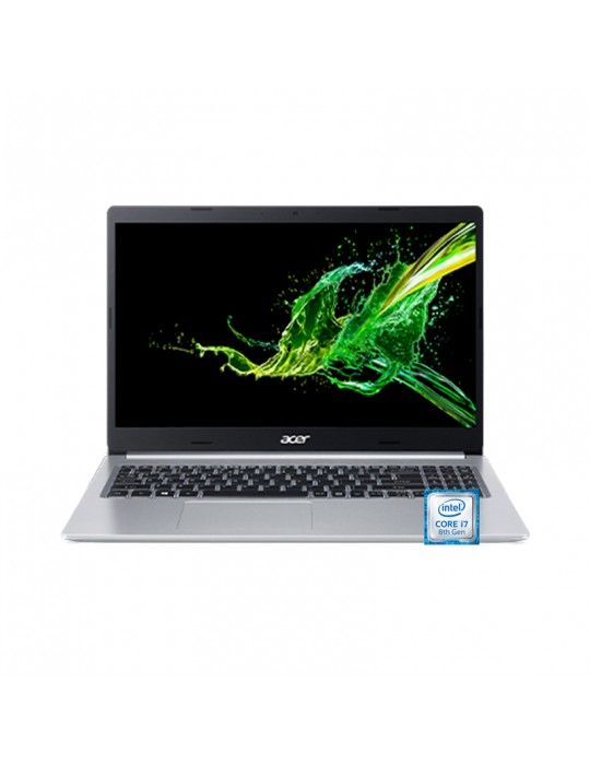  كمبيوتر محمول - Acer Aspire A515-54G-71SW-Core™ i7-8565U-8GB DDR4-2TB HDD-NVIDIA® GeForce MX250 2GB-15.6"FHD-Silver