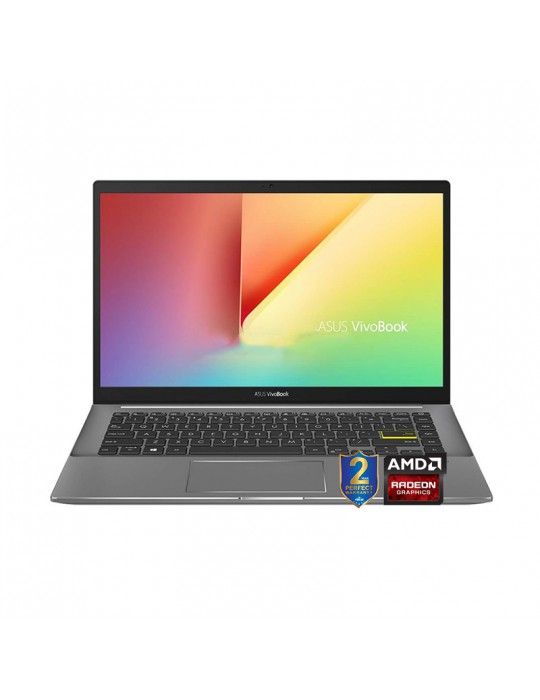  كمبيوتر محمول - ASUS VivoBook S14 M433IA-EB022T AMD R5-4500U-8GB-SSD 512GB-AMD Radeon Graphics-14 FHD-Win10-Black