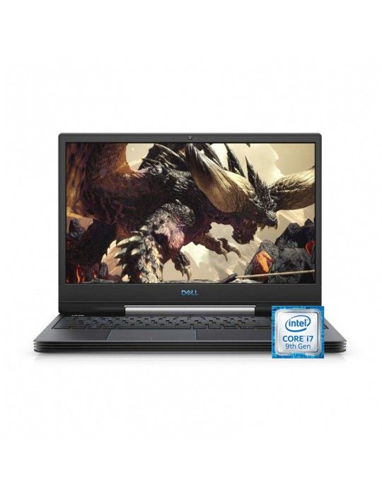  Laptop - Dell Inspiron G5-N 5590 i7-9750H-16GB-1TB-SSD 256GB-RTX2060-6GB-15.6 FHD-win10-Black