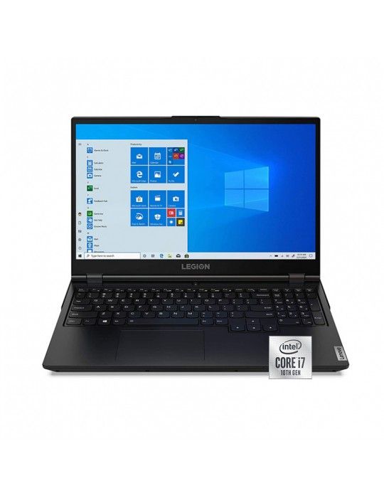  Laptop - Lenovo LEGION 5I-i7-10750H-8G-512SSD-GTX1660Ti-6G-15.6 FHD-Windows 10-Black