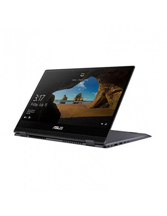  Laptop - ASUS VivoBook Flip-i5-10210U-TP412FA-EC437T-8GB-SSD 512GB-Intel Shared-14 FHD Touch-Win10-Silver Blue-Stylus pen free 