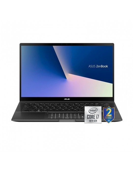  كمبيوتر محمول - ASUS ZenBook Flip UX463FL-AI014T i7-10510U-16GB-SSD 1TB-MX250-2GB-14 FHD Touch-Win10-Grey-Stylus pen free bundl