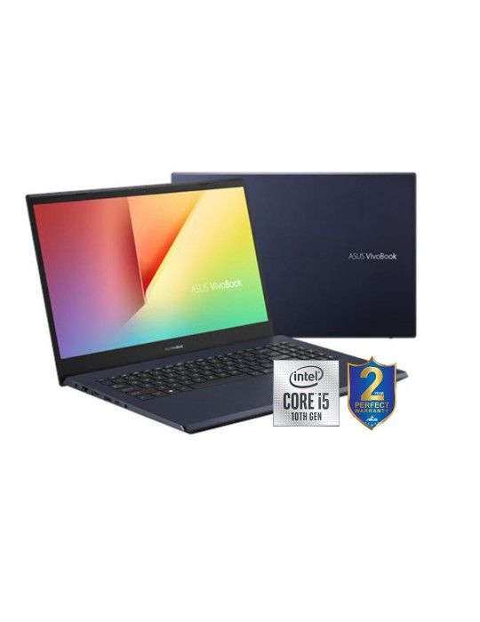  كمبيوتر محمول - ASUS Vivobook X571LH-BQ193T i5-10300H-8GB-1TB+256GB SSD-GTX1650-4GB-15.6 FHD-Win10-Black