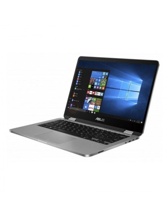  Laptop - ASUS VivoBook Flip TP401MA-BZ215T Celeron N4020-4GB-SSD 128GB-Intel UHD Graphics-14 HD Touch-Win10-Grey-Stylus pen fre