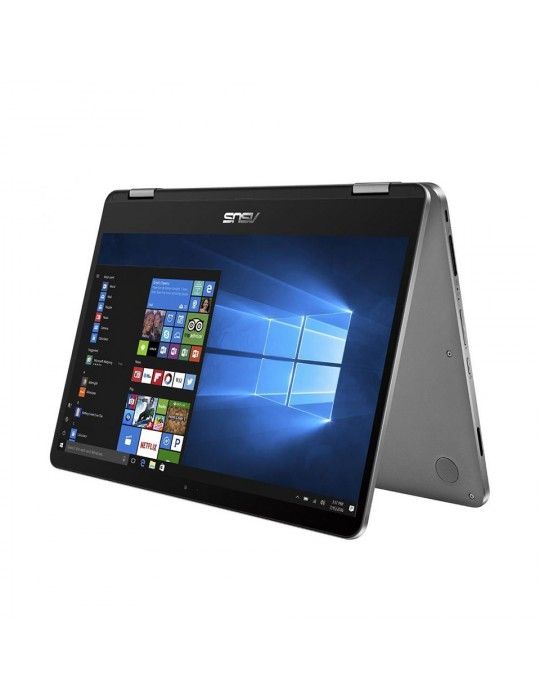  Laptop - ASUS VivoBook Flip TP401MA-BZ215T Celeron N4020-4GB-SSD 128GB-Intel UHD Graphics-14 HD Touch-Win10-Grey-Stylus pen fre