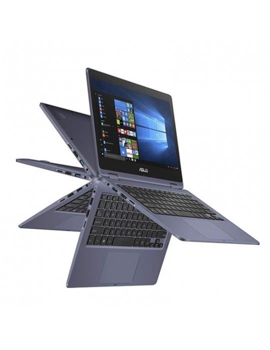  كمبيوتر محمول - ASUS VivoBook Flip TP202NA-EH008TS Celeron N3350-4GB-64GB Storage-Intel HD620-11.6 HD Touch screen-Win10-Silve