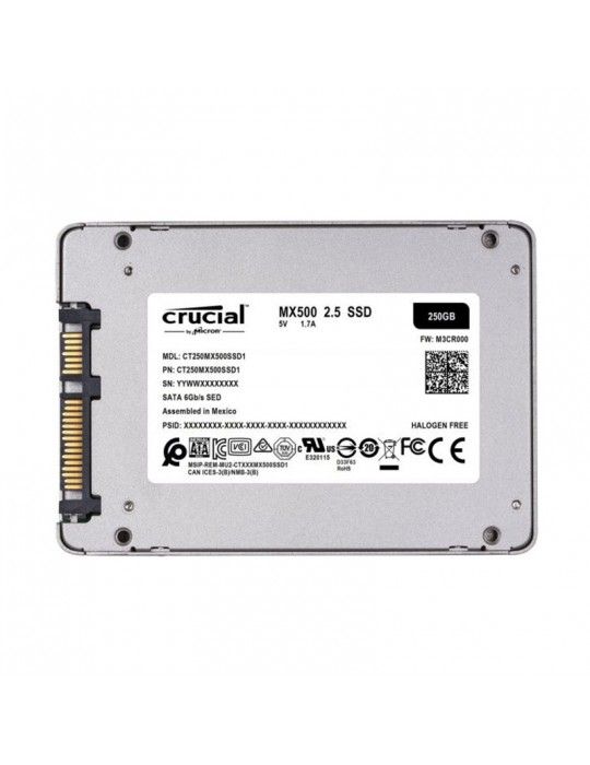  Hard Drive - SSD Crucial 250GB 2.5 MX500