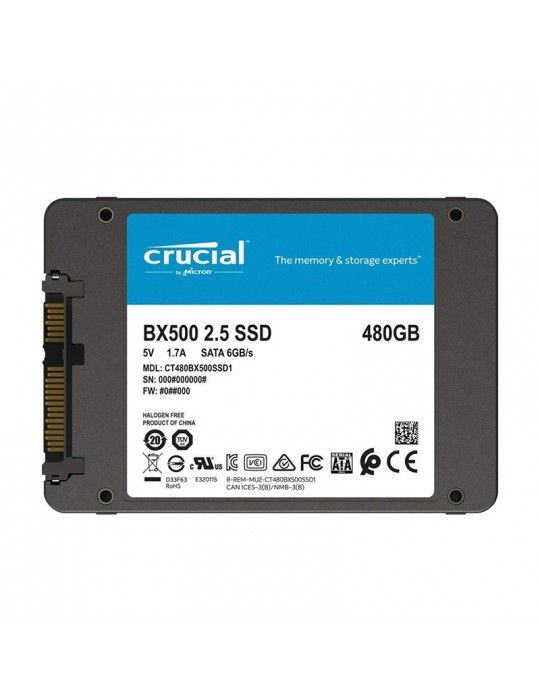  SSD - SSD Crucial 480GB 2.5 BX500