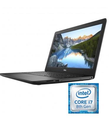 Dell Inspiron 3580-15.6"-Intel Core i7-8565U-8GB RAM DDR4-1TB HDD-VGA AMD R520 2GB Dedicated-DOS-Black