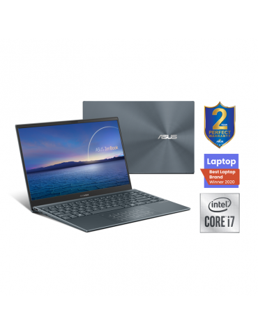 ASUS Zenbook UX425JA-BM036T 14-I7-1065G7-16G-1TB PCIE G3-Intel Shared - Win10-14.0 FHD Pine Grey