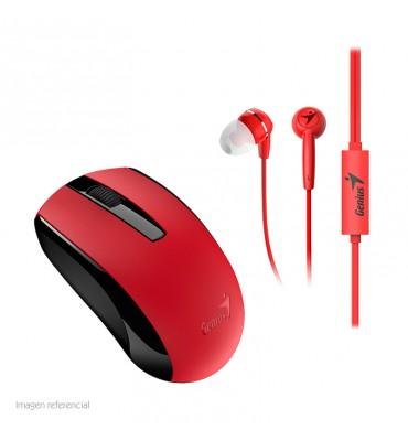Mouse+Earphone Genius Combo MH-8100 Red