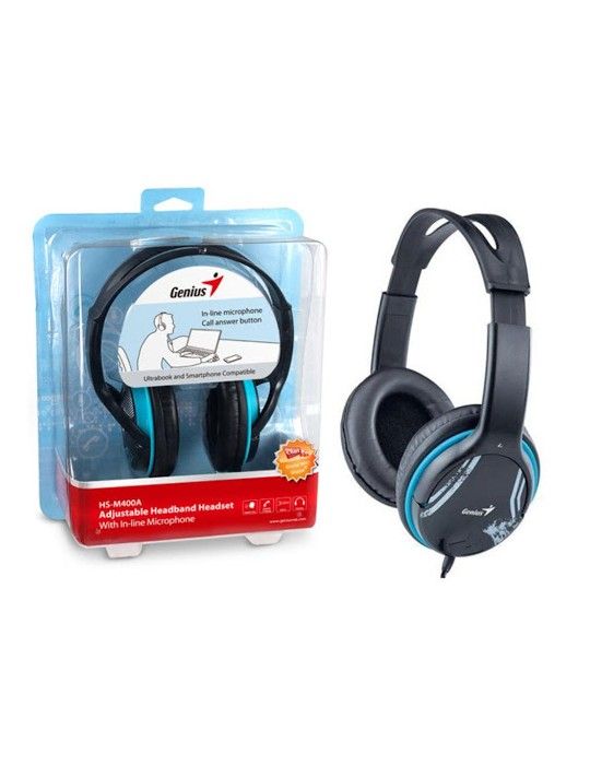  Headphones - Headphone Genius HS-400A Blue