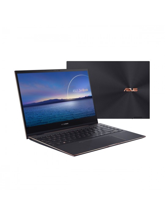  كمبيوتر محمول - ASUS Zenbook Flip 13 UX371EA-HL127T I7-1165G7-16GB-SSD 1TB-Intel Shared-13.3 OLED UHD-Win10-Jade Black